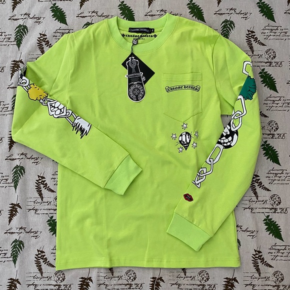 Chrome Hearts X Matty Boy Chain Long Sleeved T Shirt Size M - Picture 1 of 7